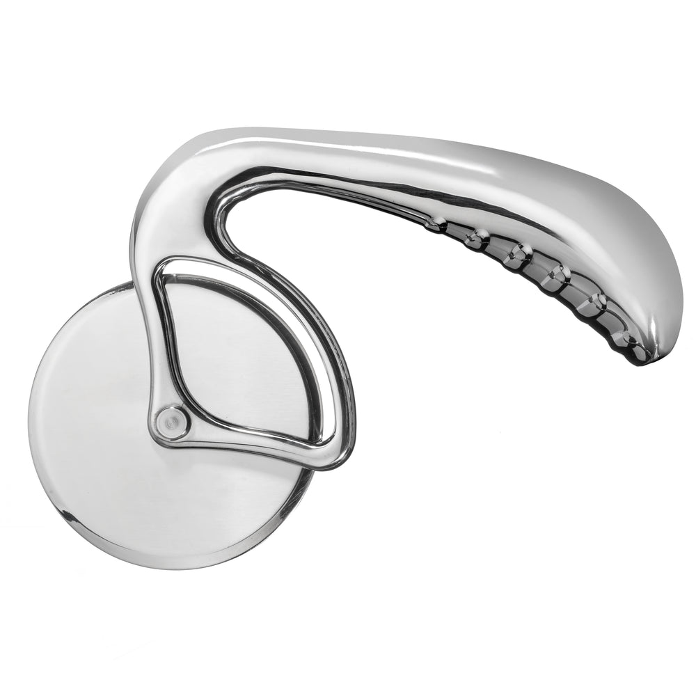 MIDNIGHT SLICE-Ergonomic Pizza and Food Slicer with Easy Grip Handle for Thick and Thin Crust: Perfect Slicing Every Time