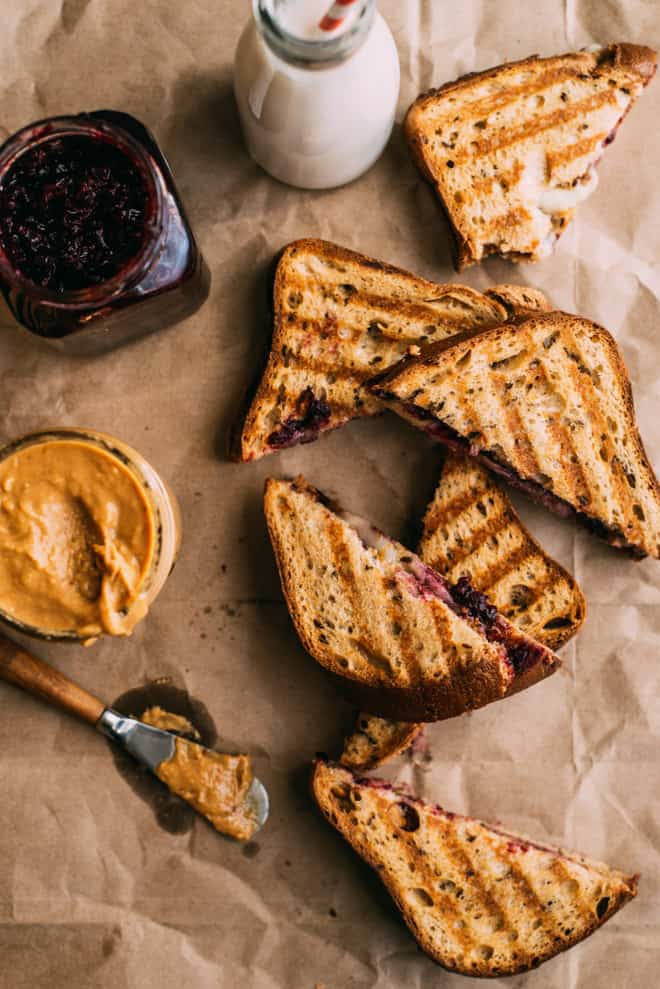 Melty and Delicious: Grilled Peanut Butter and Jelly Sandwich Recipe