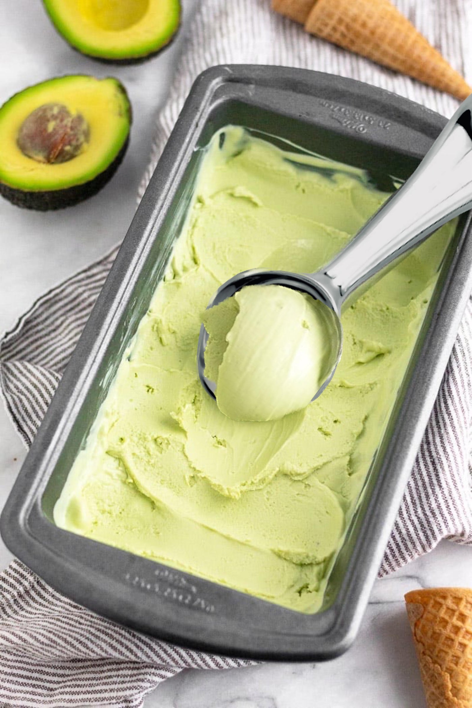 Creamy Avocado Ice Cream